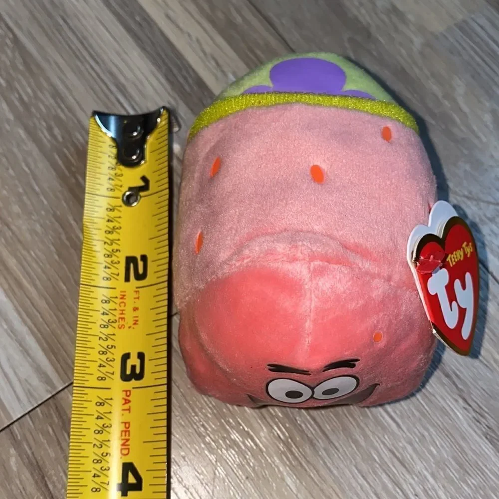 SpongeBob SquarePants Patrick Star TY teeny beanies plush Nickelodeon cartoon - Picture 9 of 11